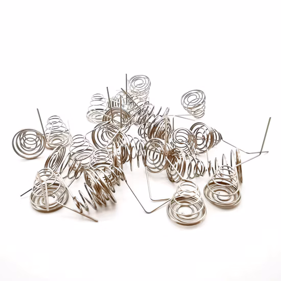 battery Spring Conductive Button Nickel Plated Wire Touch Spring for Electric Cooker